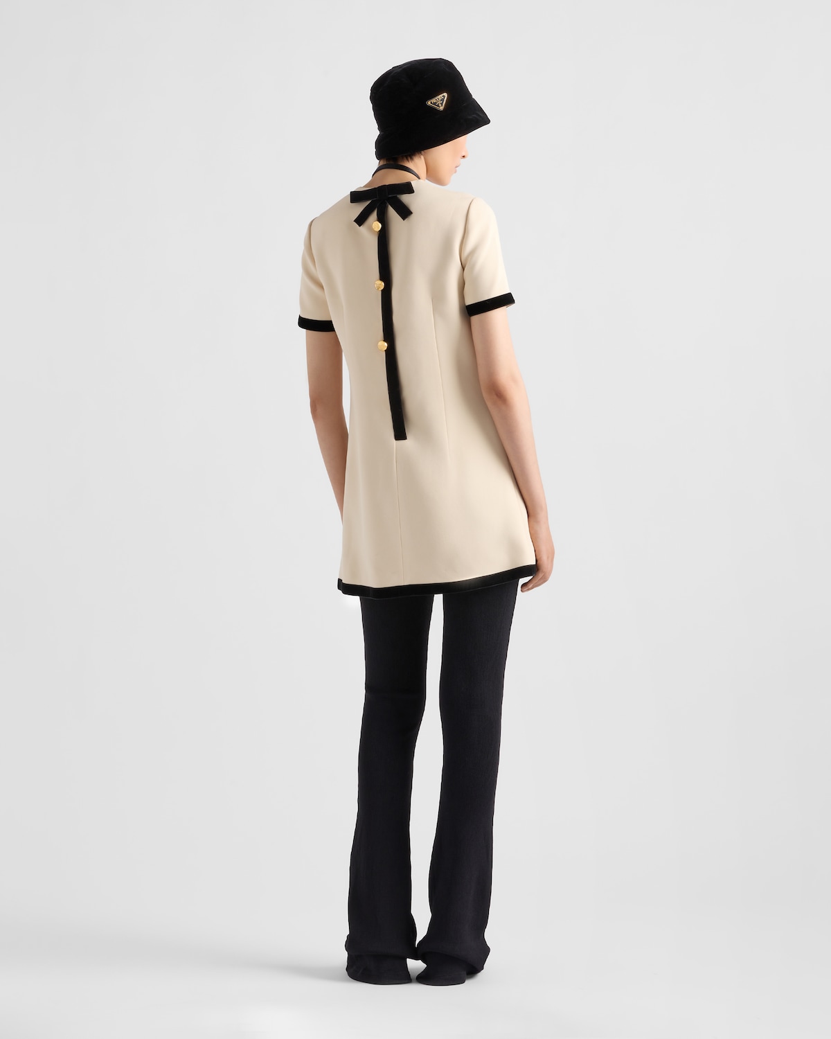 Prada Minivestido De Sablé