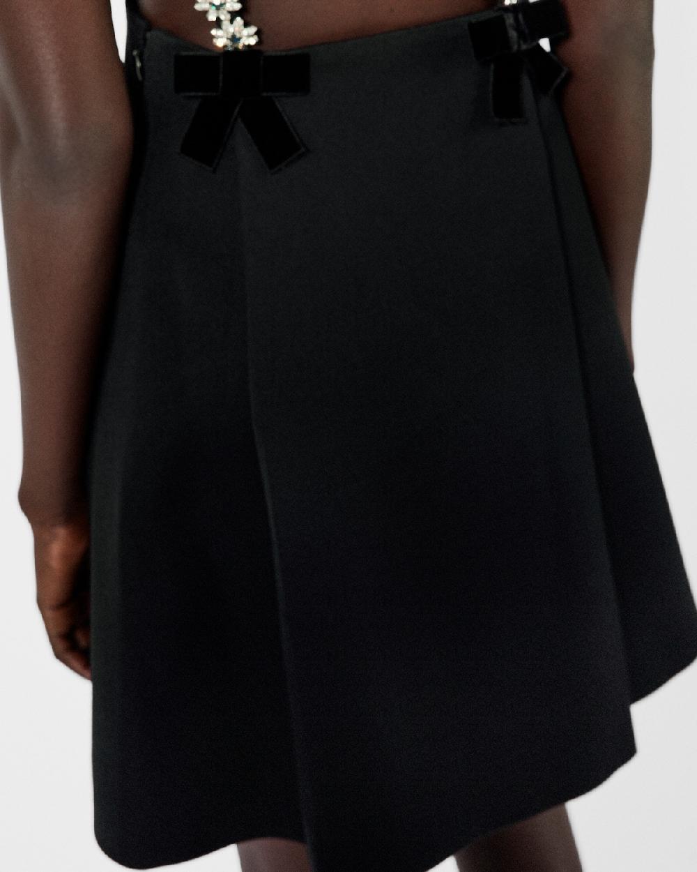 Prada Minivestido De Sablé Bordado