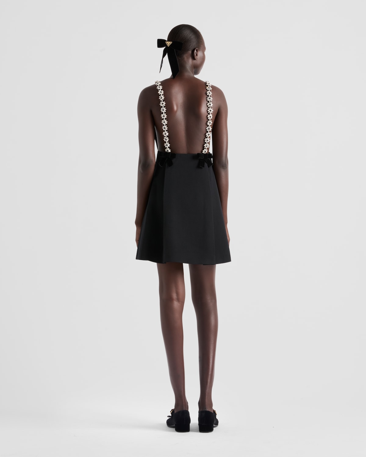 Prada Minivestido De Sablé Bordado