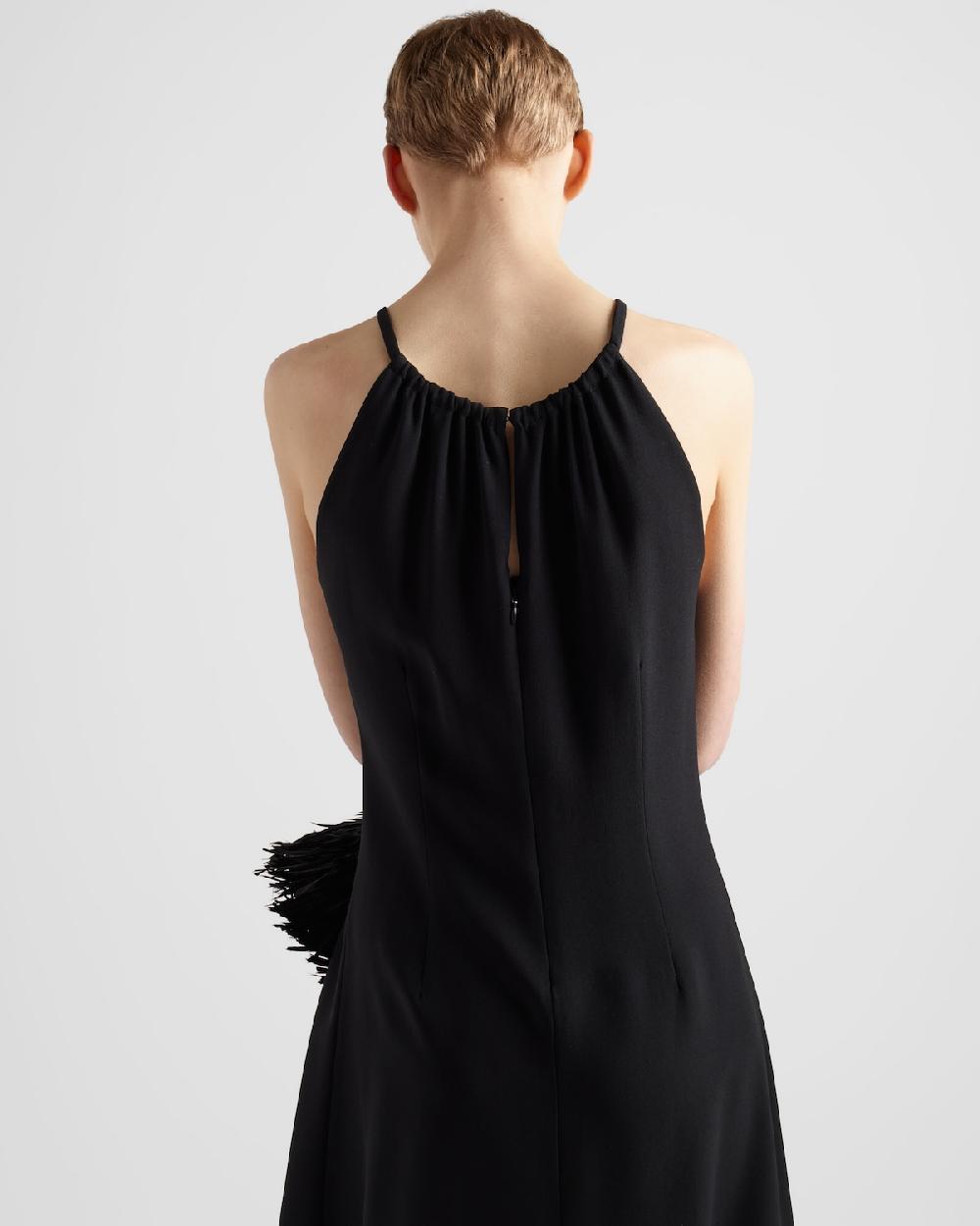 Prada Minivestido De Sablé Bordado