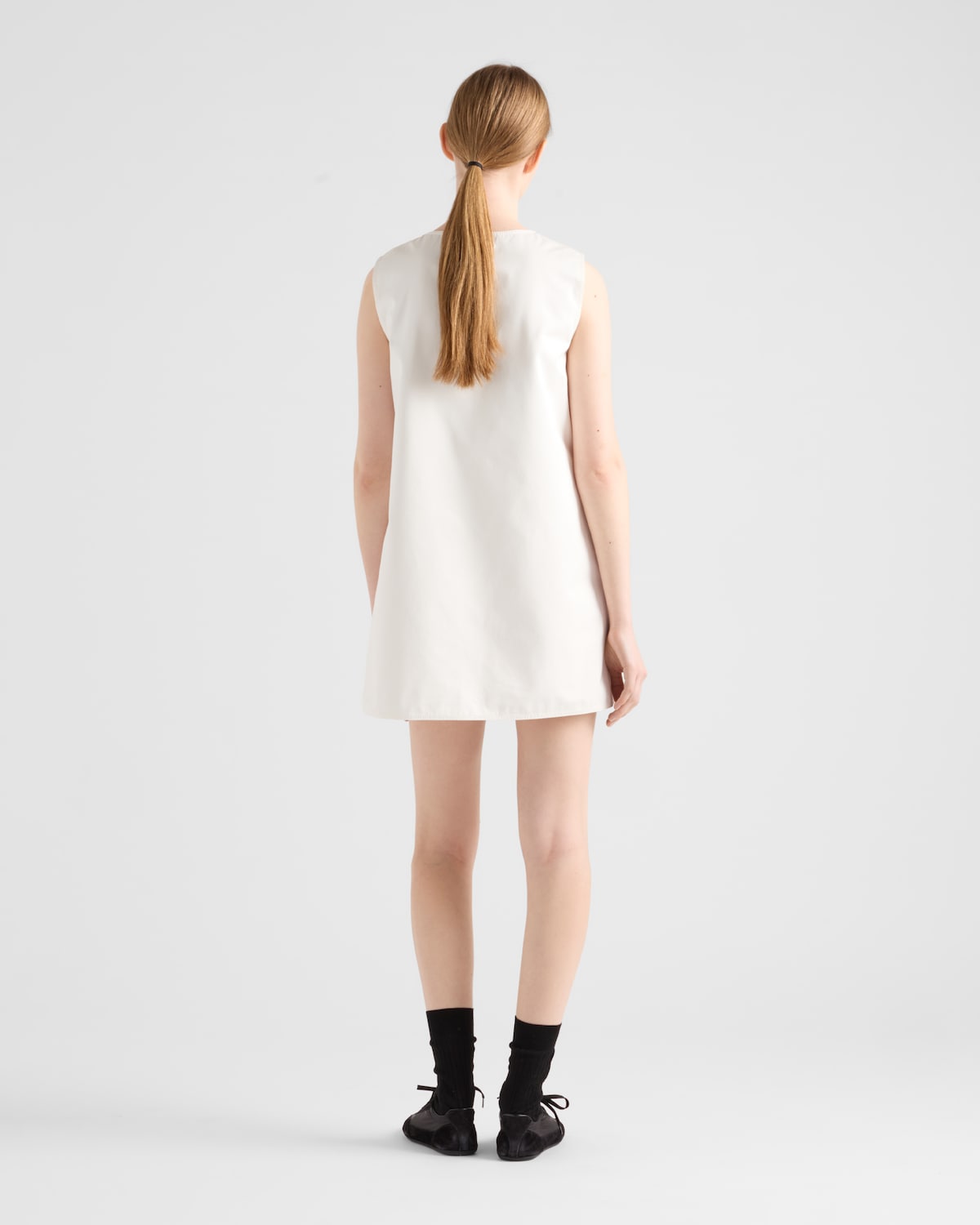 Prada Minivestido De Satén Envejecido