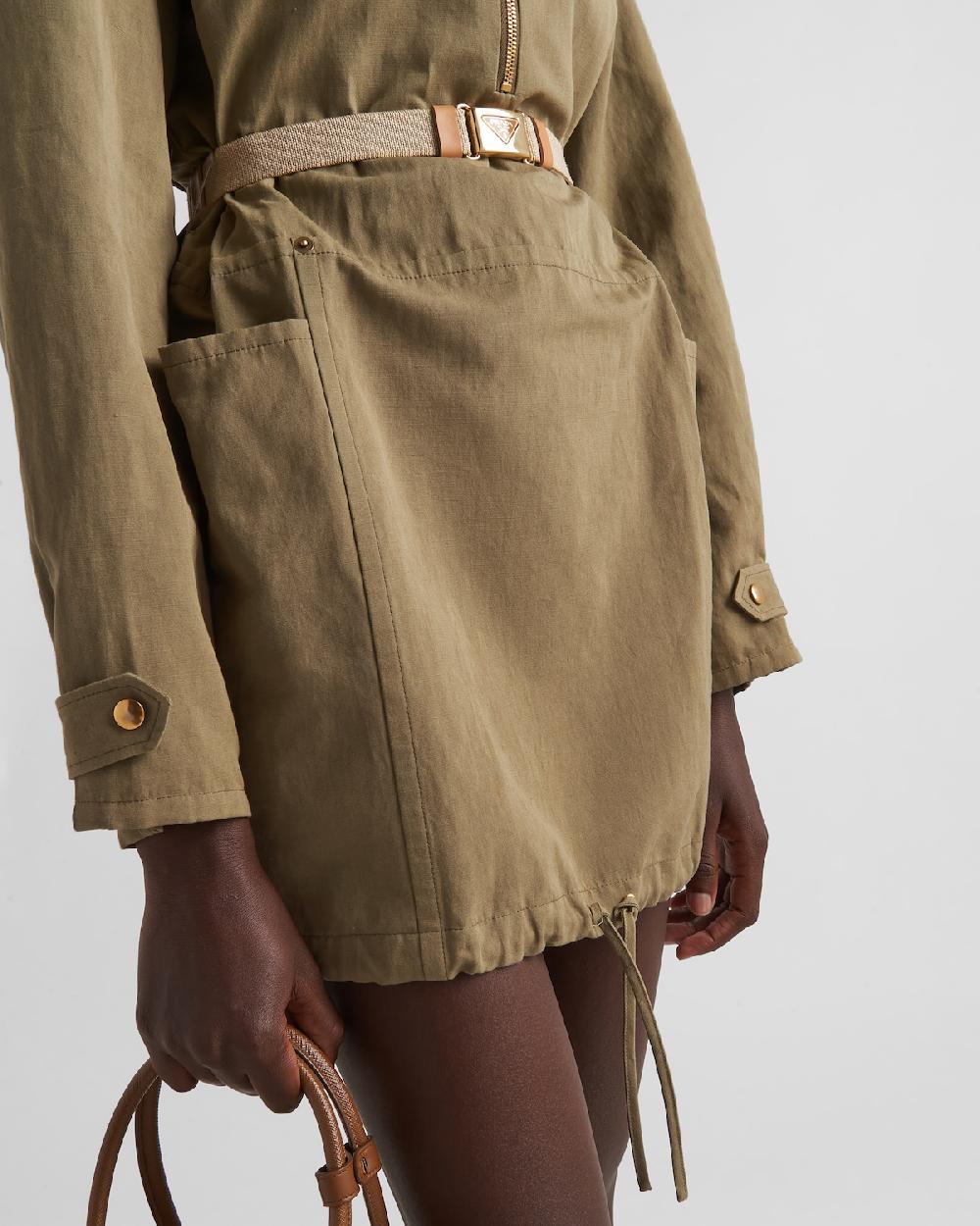 Prada Minivestido En Panamá De Algodón