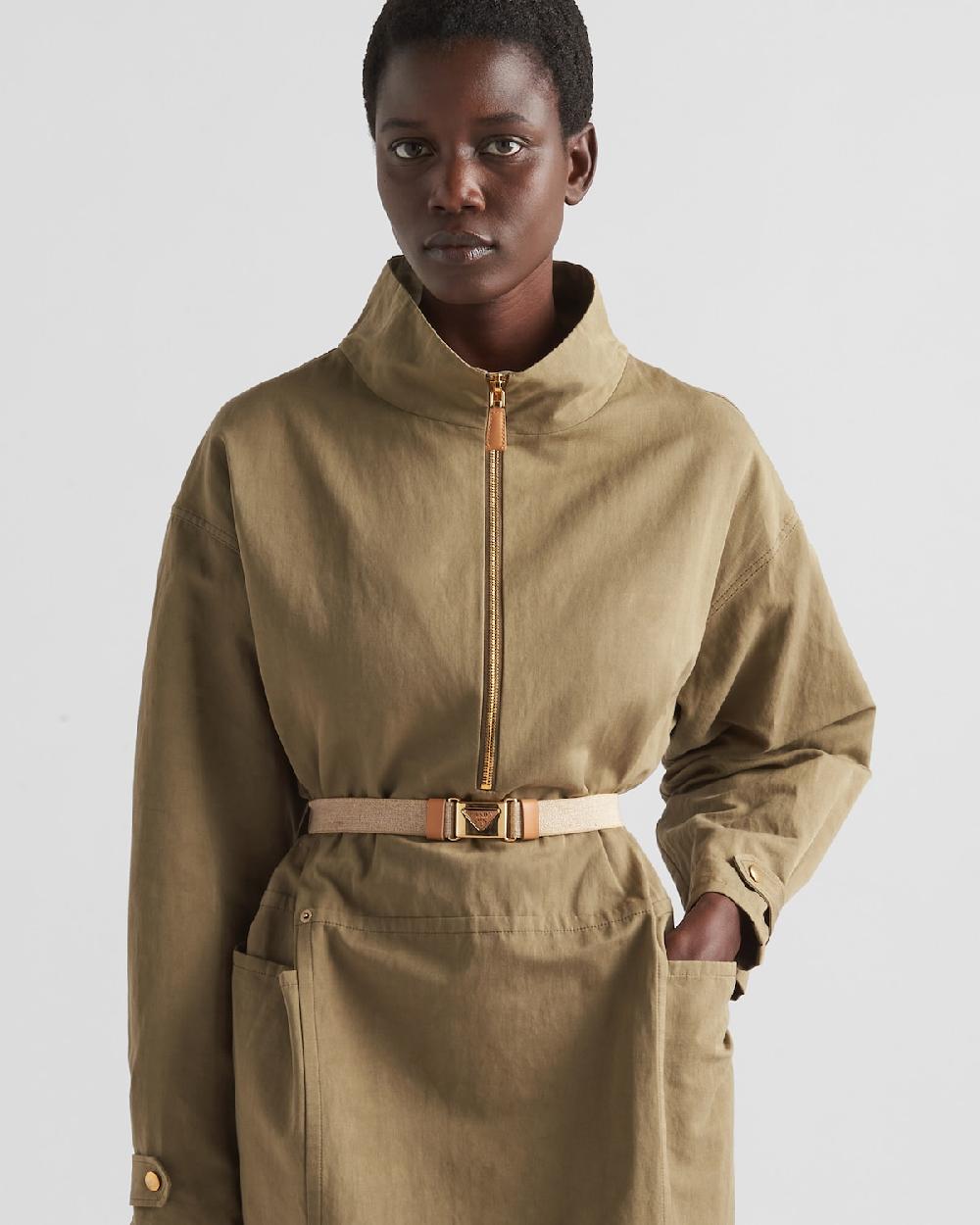 Prada Minivestido En Panamá De Algodón