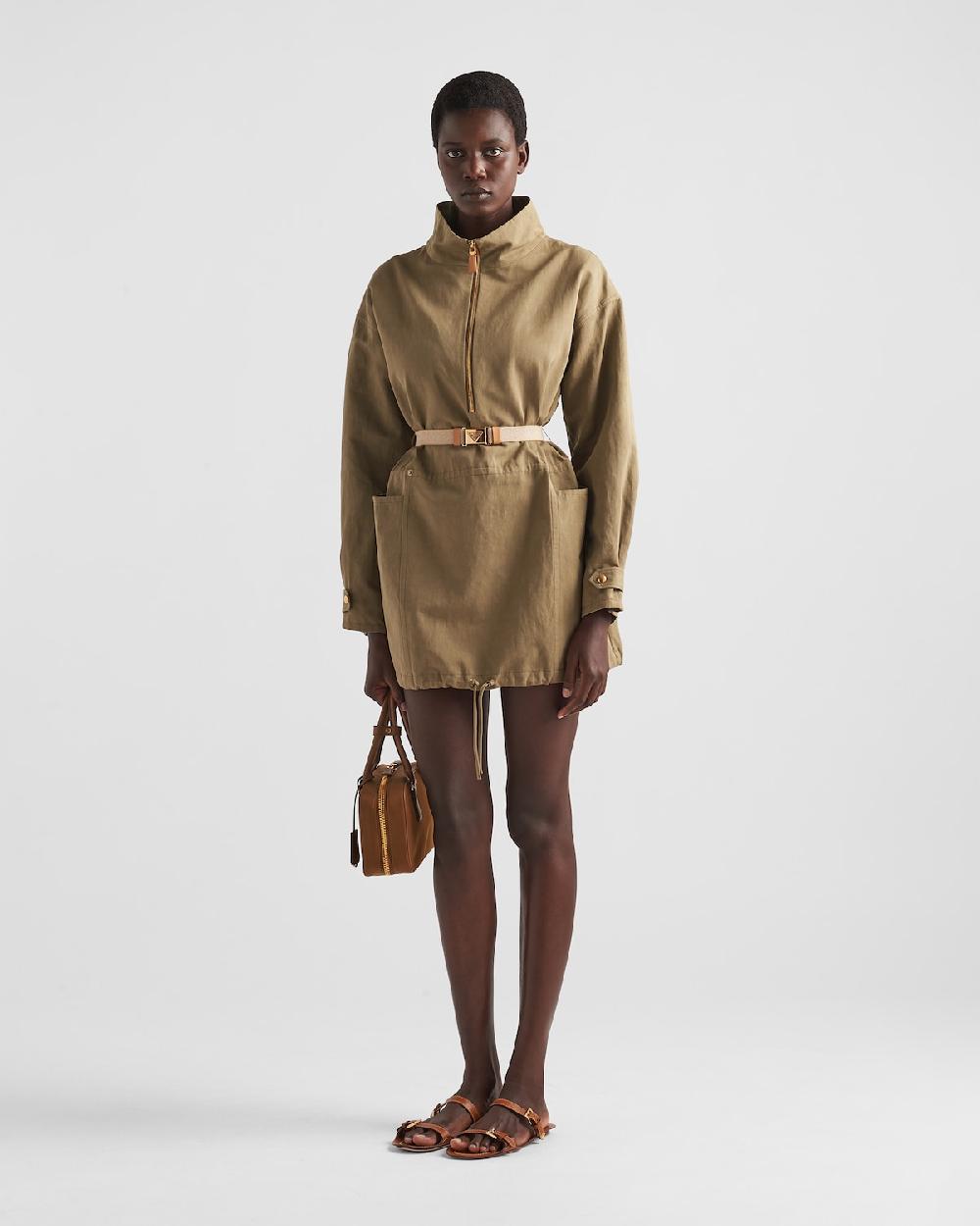 Prada Minivestido en panamá de algodón