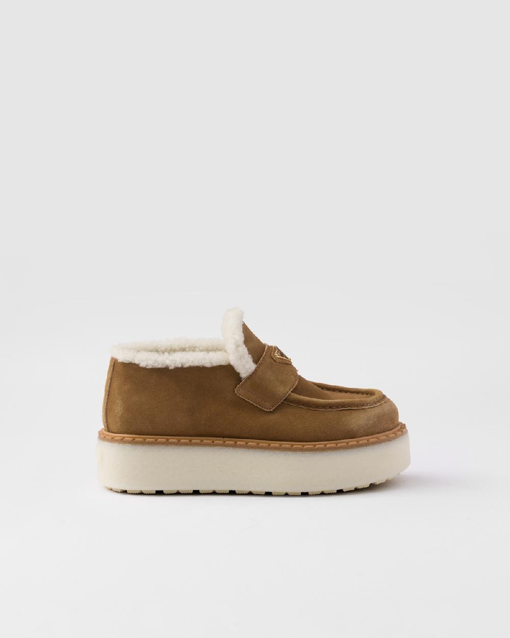 Prada Mocasines de ante