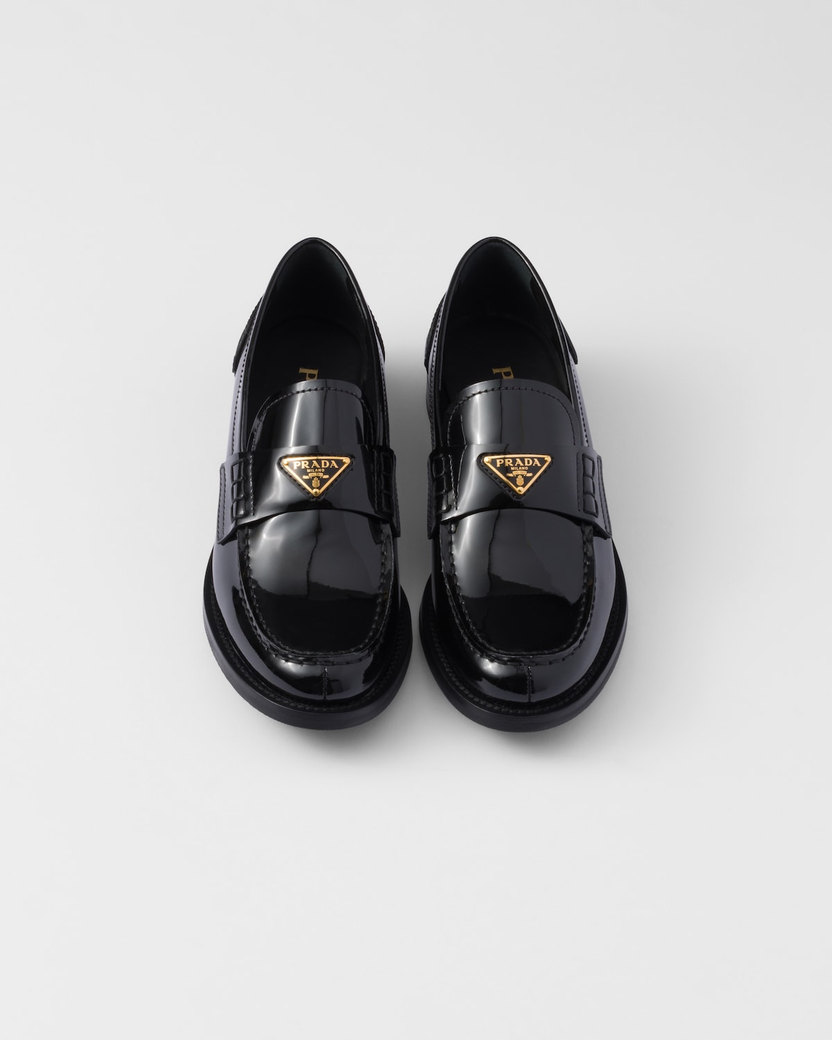 Prada Mocasines De Charol