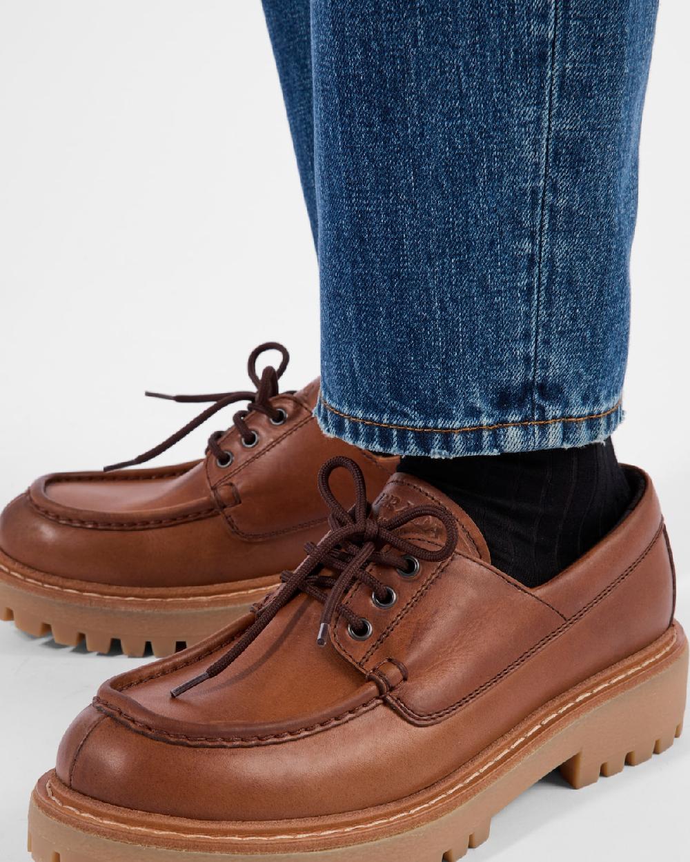 Prada Mocasines De Piel