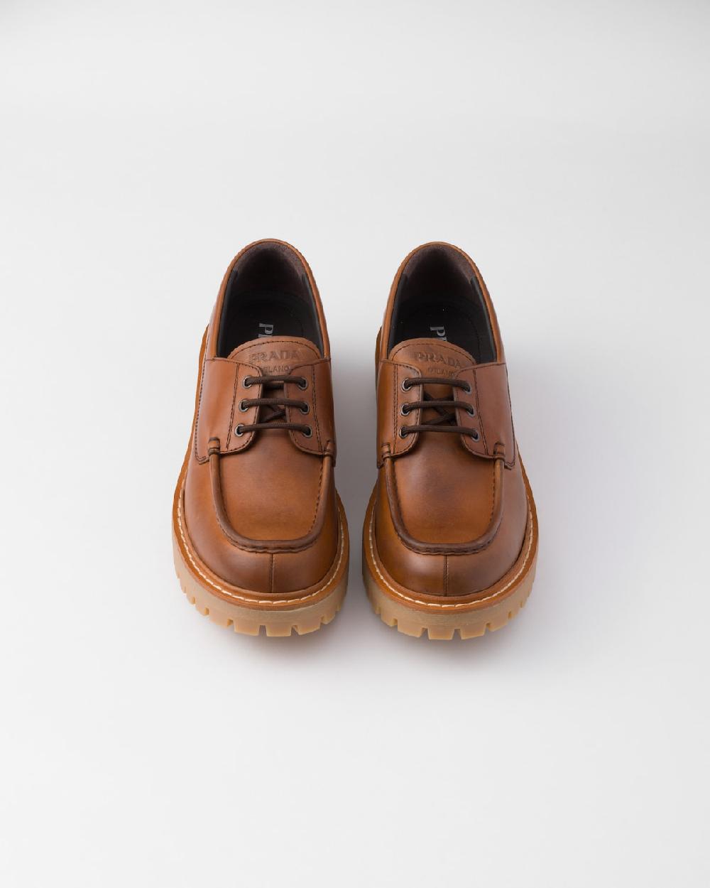 Prada Mocasines De Piel