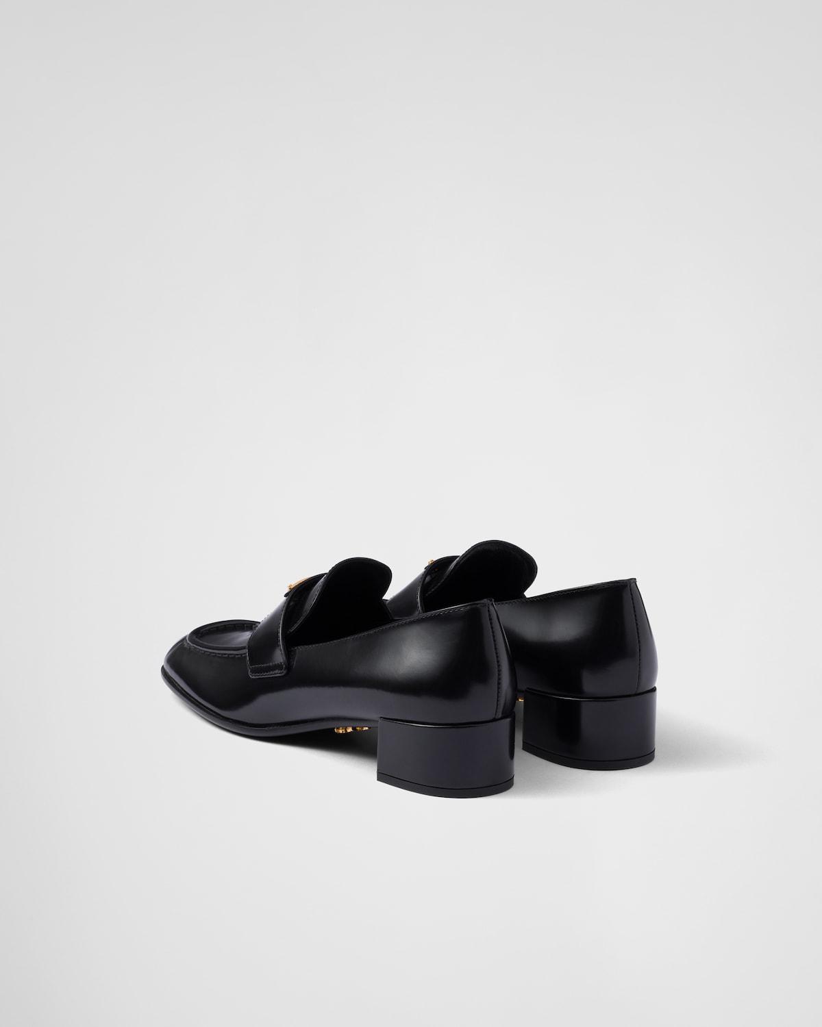 Prada Mocasines De Piel Cepillada