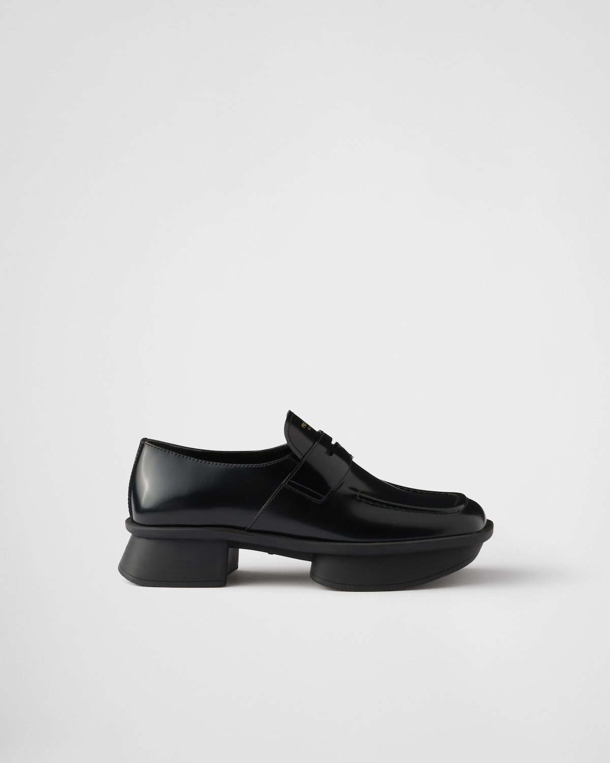 Prada Mocasines Equal de piel cepillada