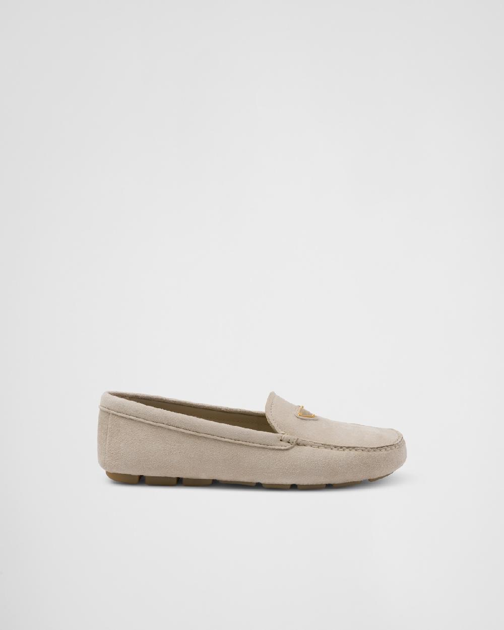 Prada Mocasines estilo driver de ante