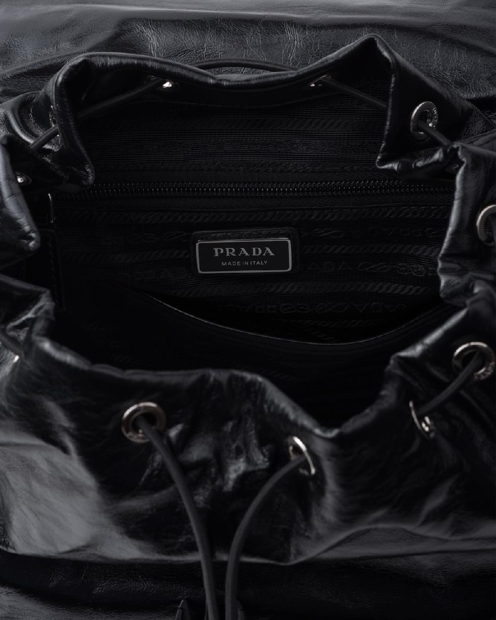 Prada Mochila De Piel