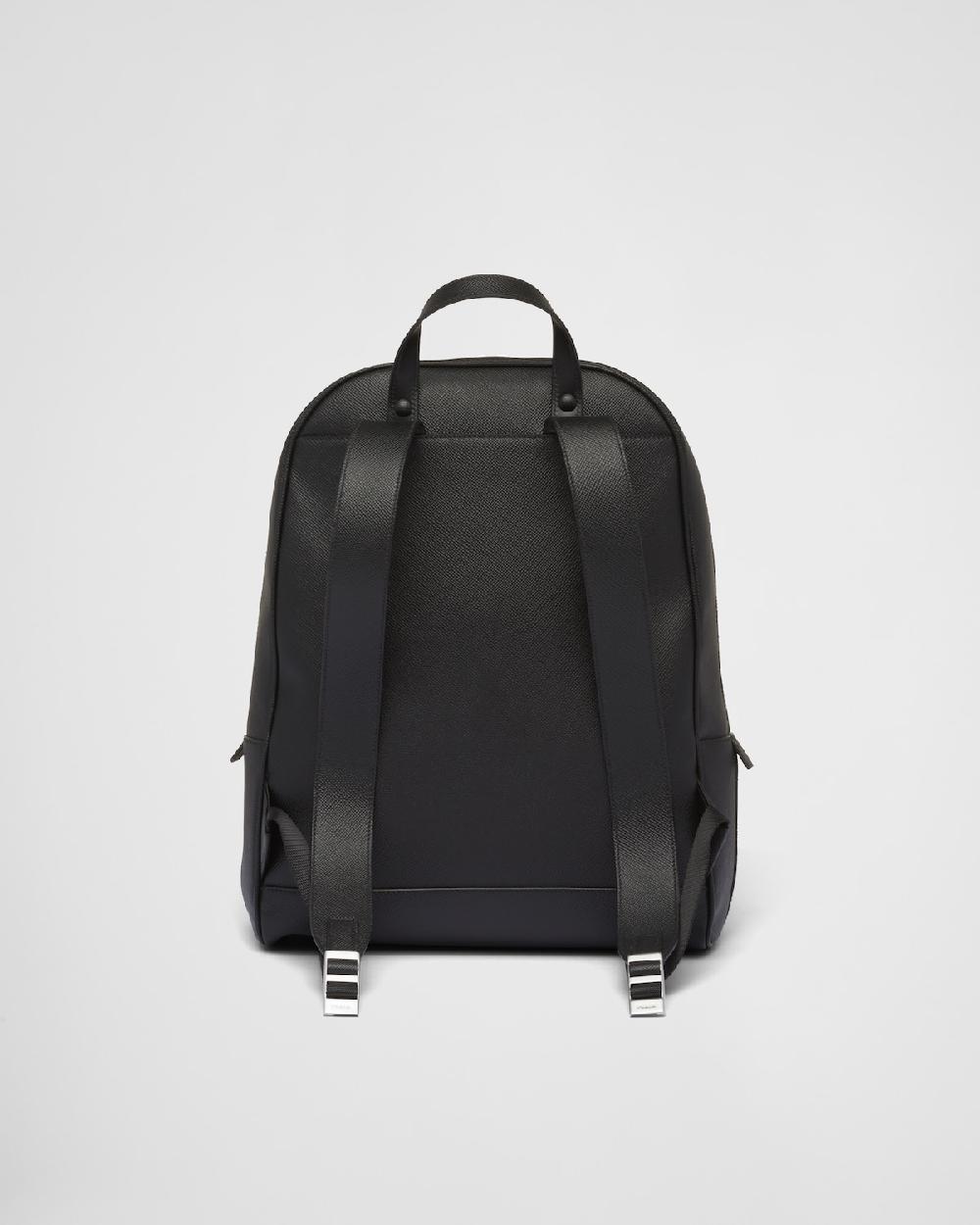 Prada Mochila De Piel Saffiano