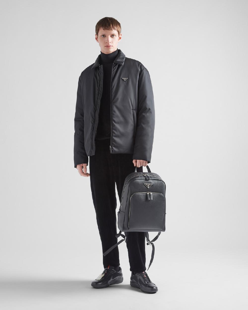 Prada Mochila de piel Saffiano