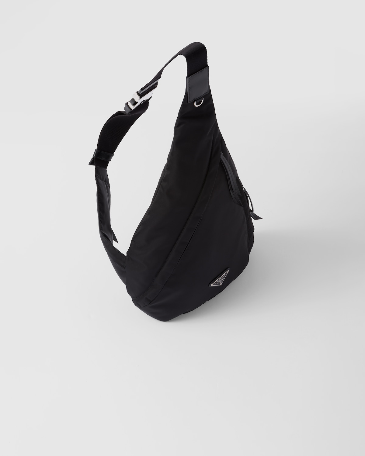 Prada Mochila De Piel Y Re-Nylon