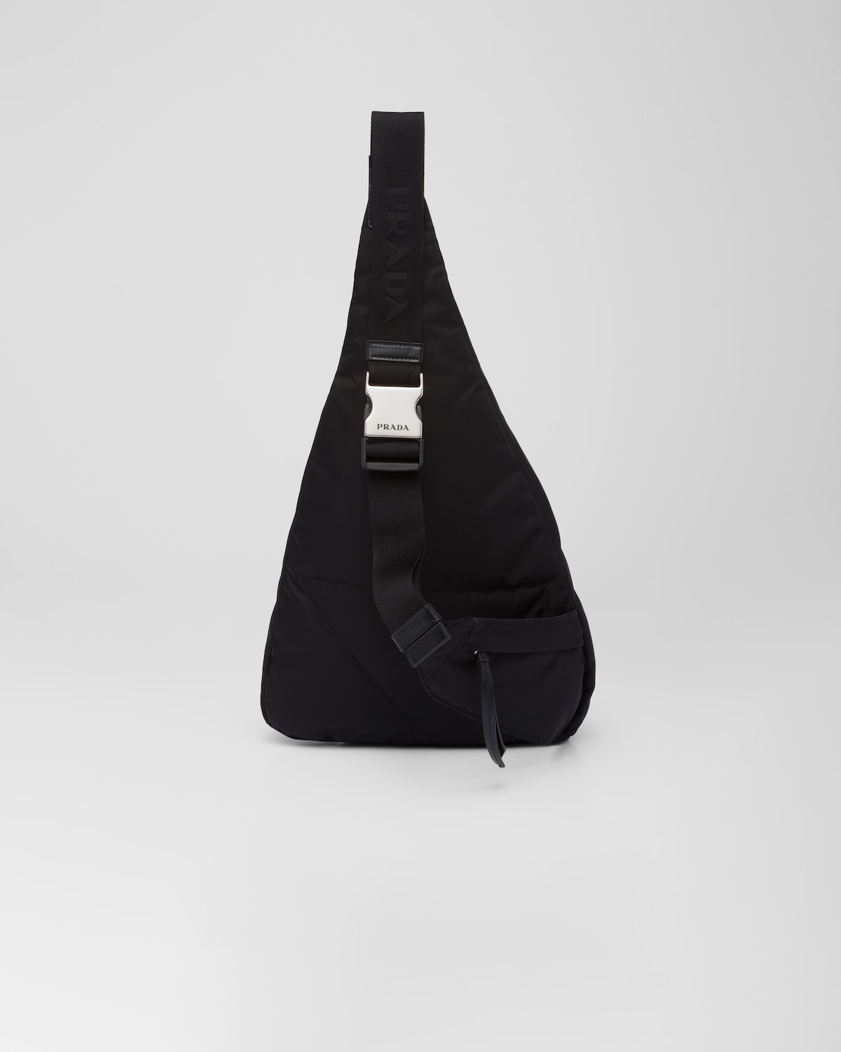 Prada Mochila De Piel Y Re-Nylon