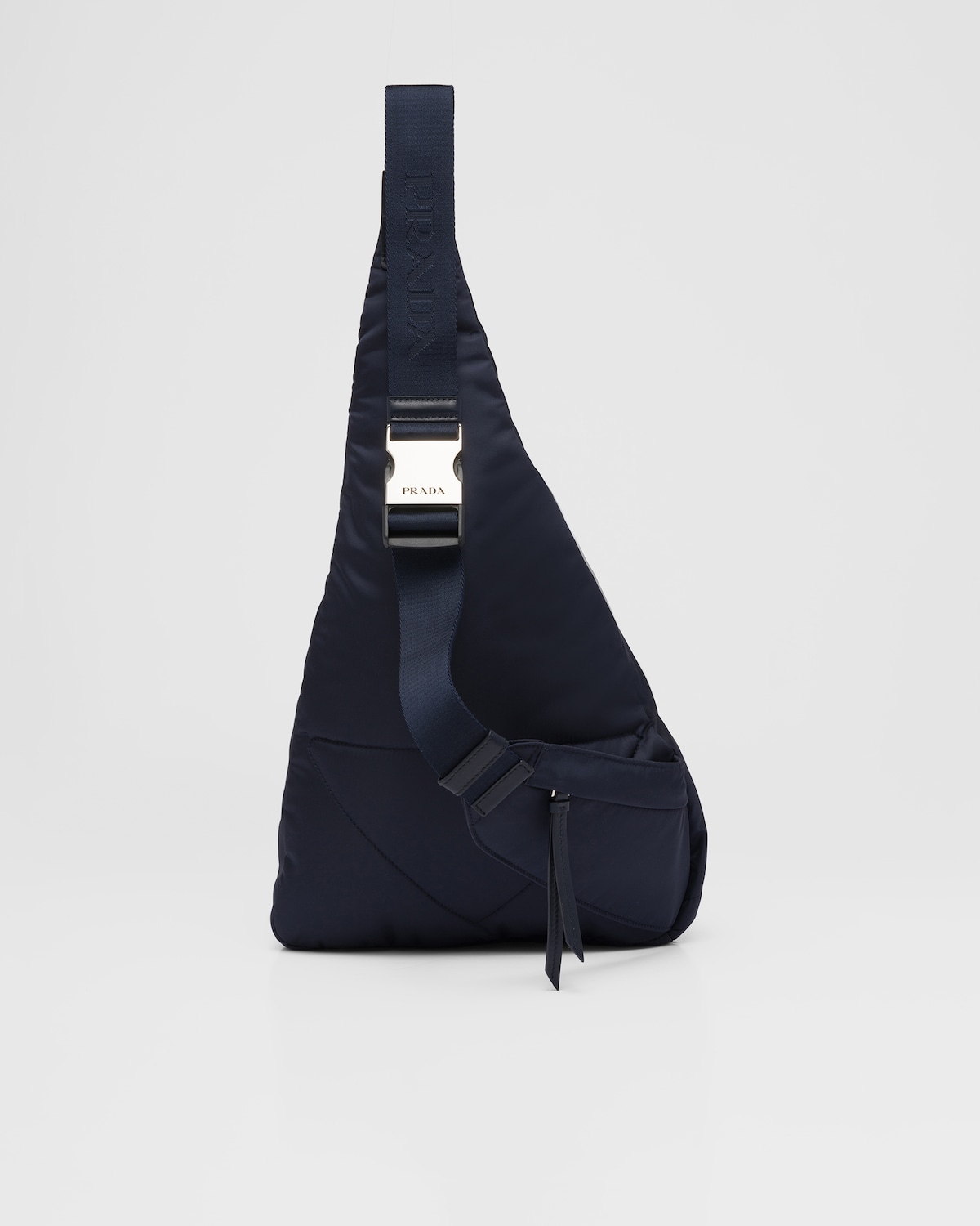 Prada Mochila De Piel Y Re-Nylon