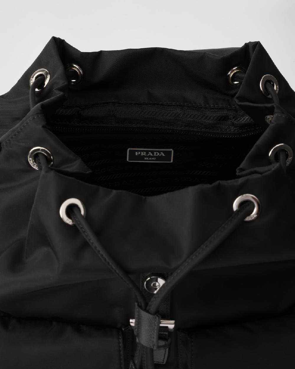 Prada Mochila De Re-Nylon Mediana