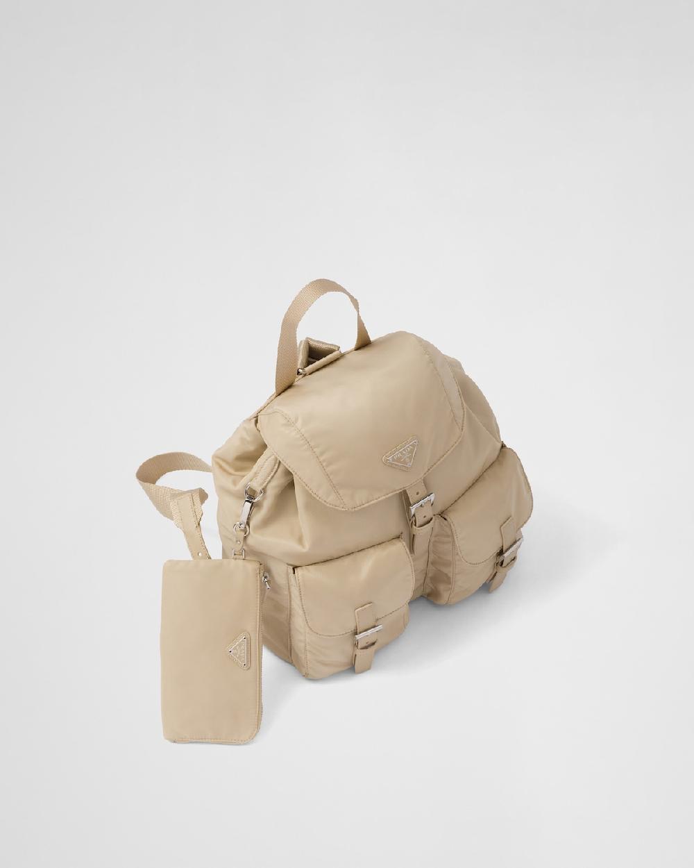 Prada Mochila De Re-Nylon Mediana