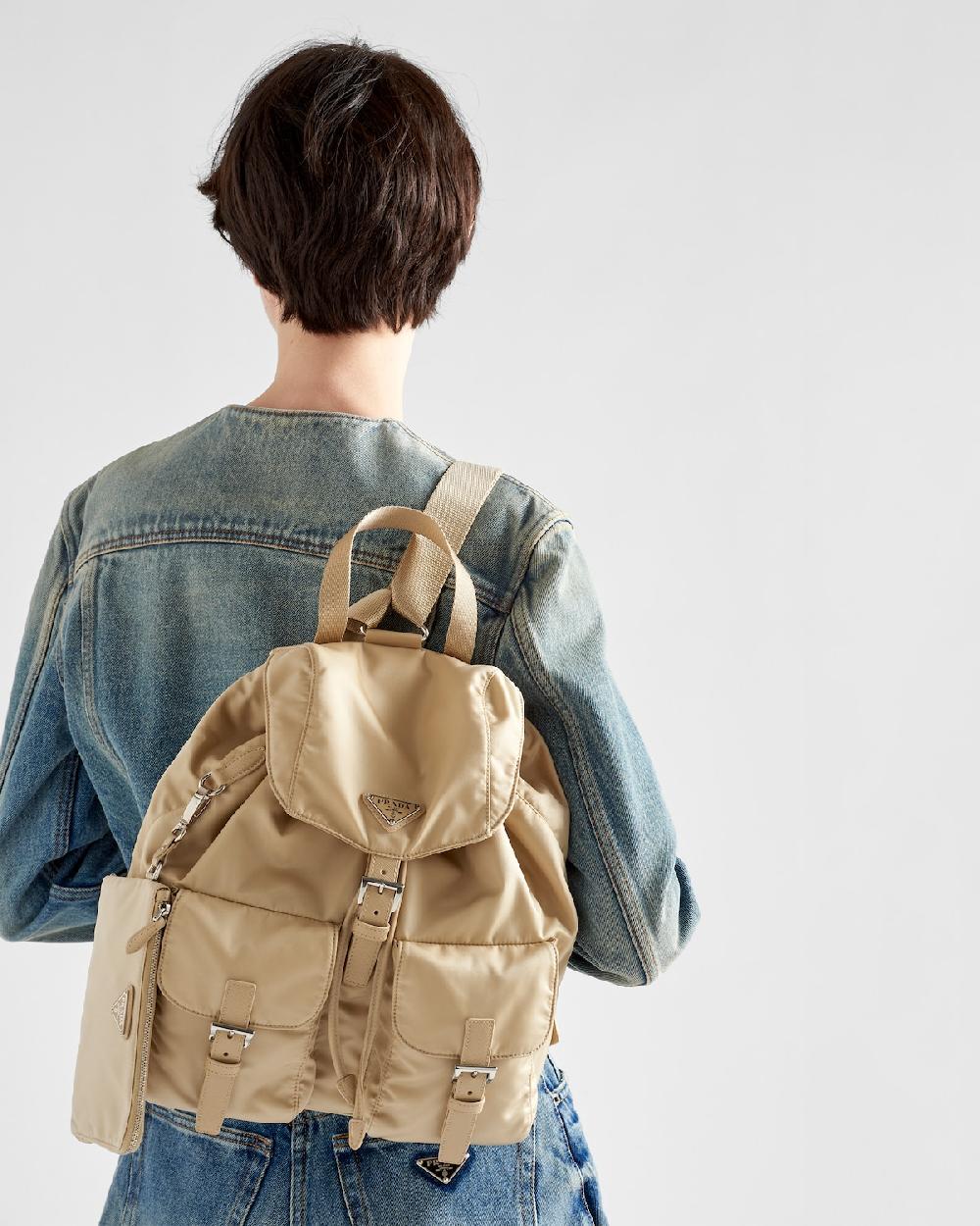 Prada Mochila de Re-Nylon mediana