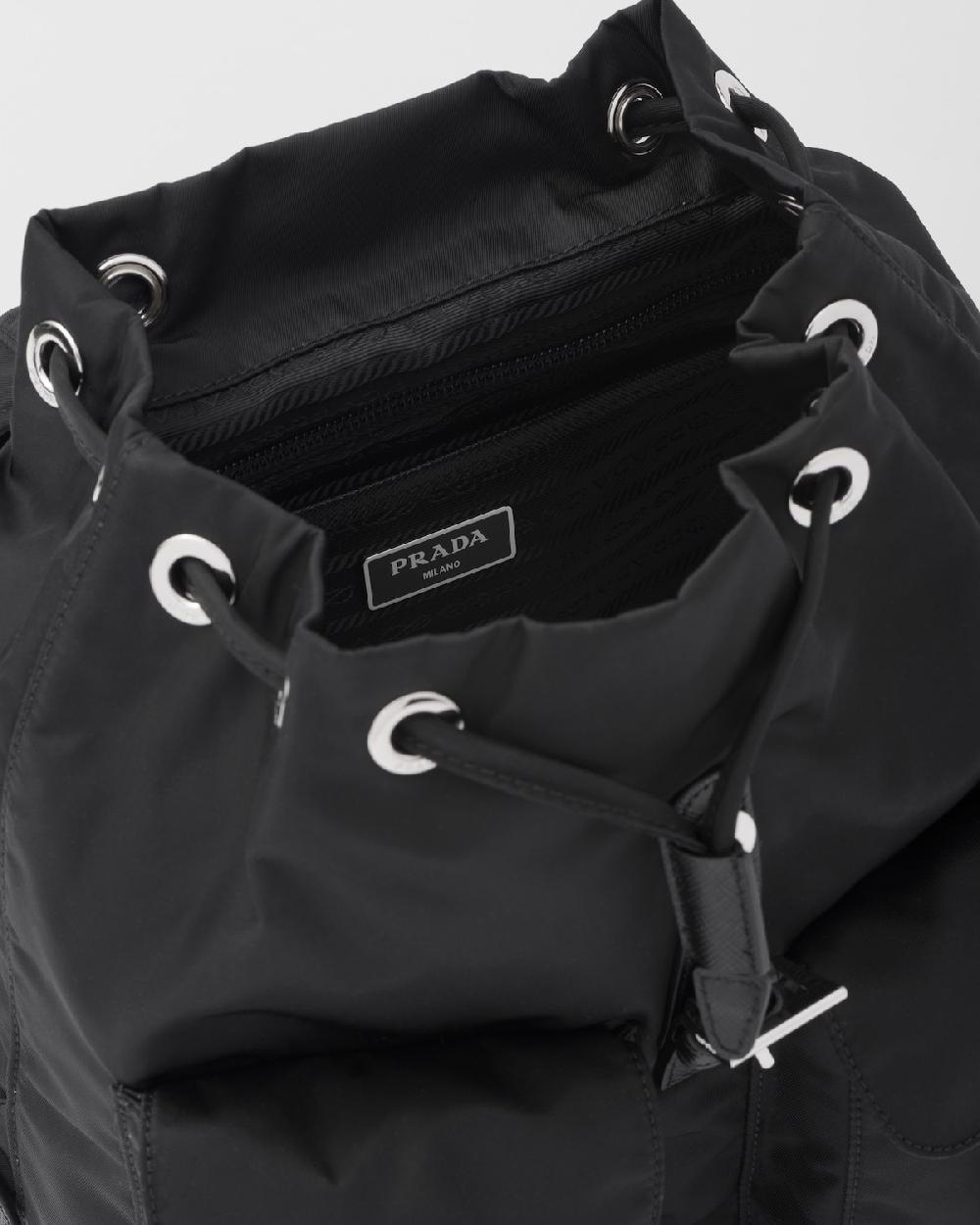 Prada Mochila Pequeña De Re-Nylon