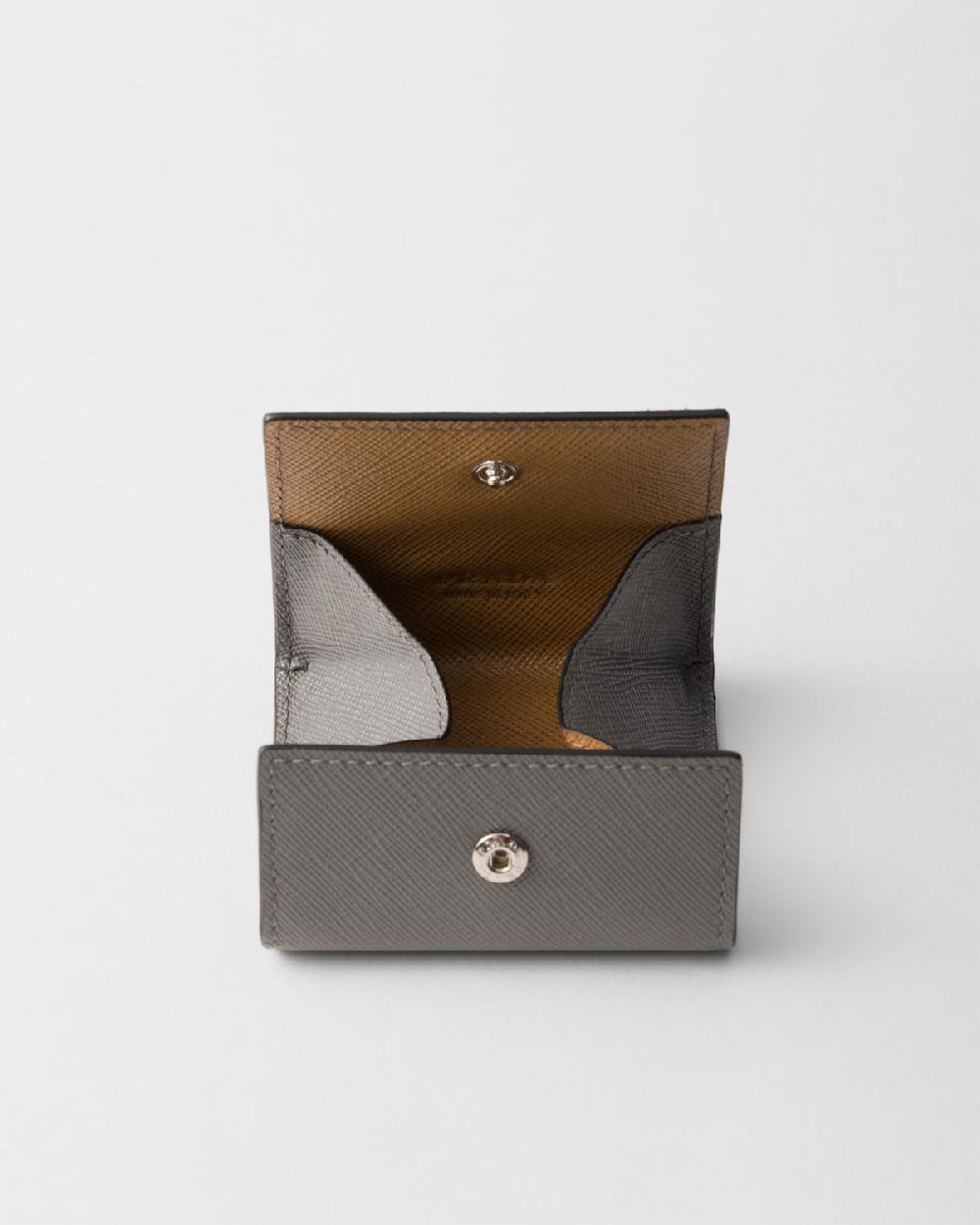 Prada Monedero de piel Saffiano