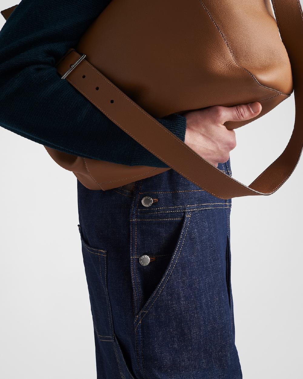 Prada Mono De Tejido Vaquero Con Orillo