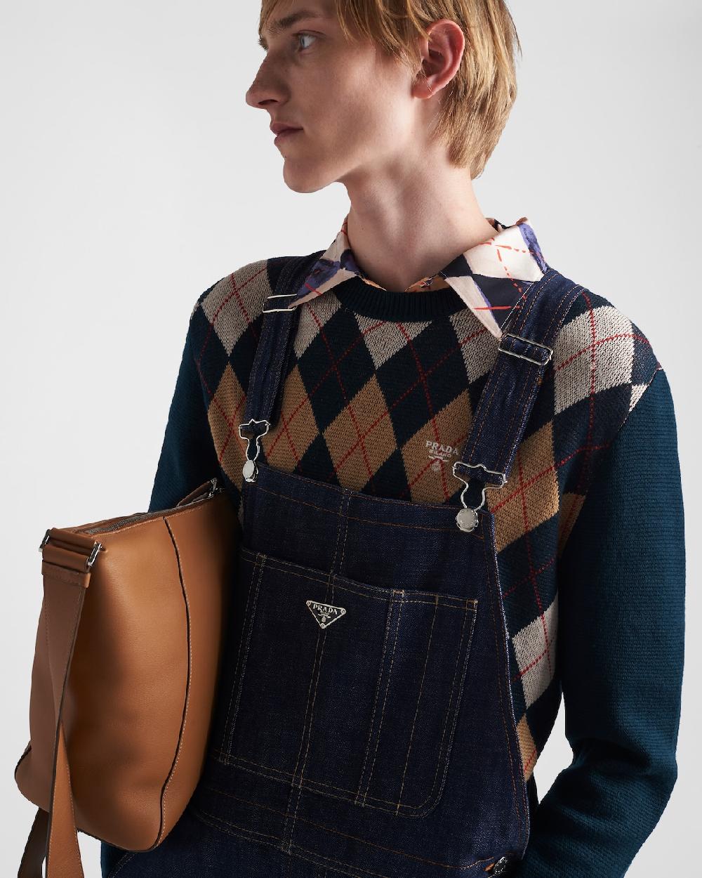 Prada Mono De Tejido Vaquero Con Orillo