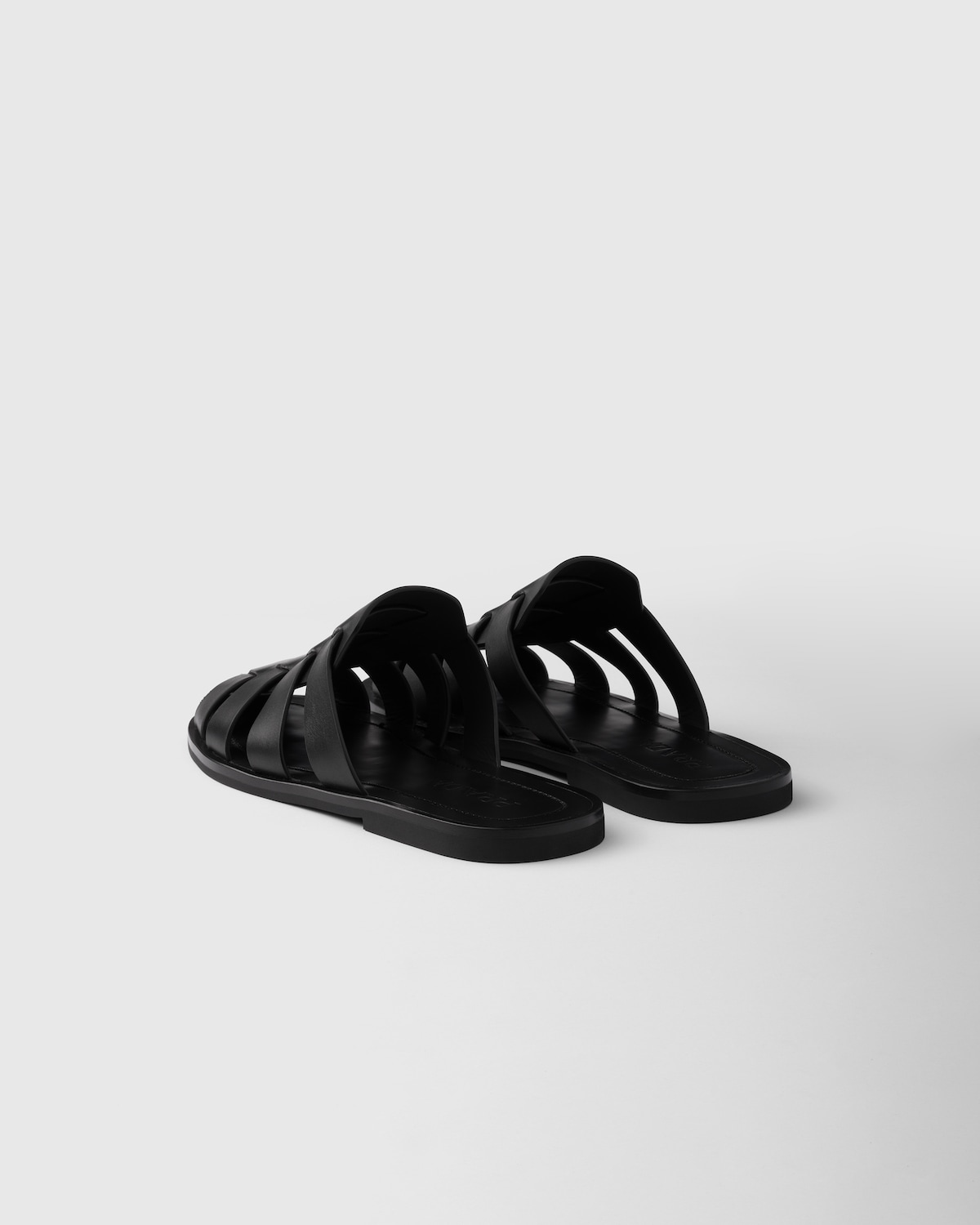 Prada Mules De Estilo Cangrejeras De Piel