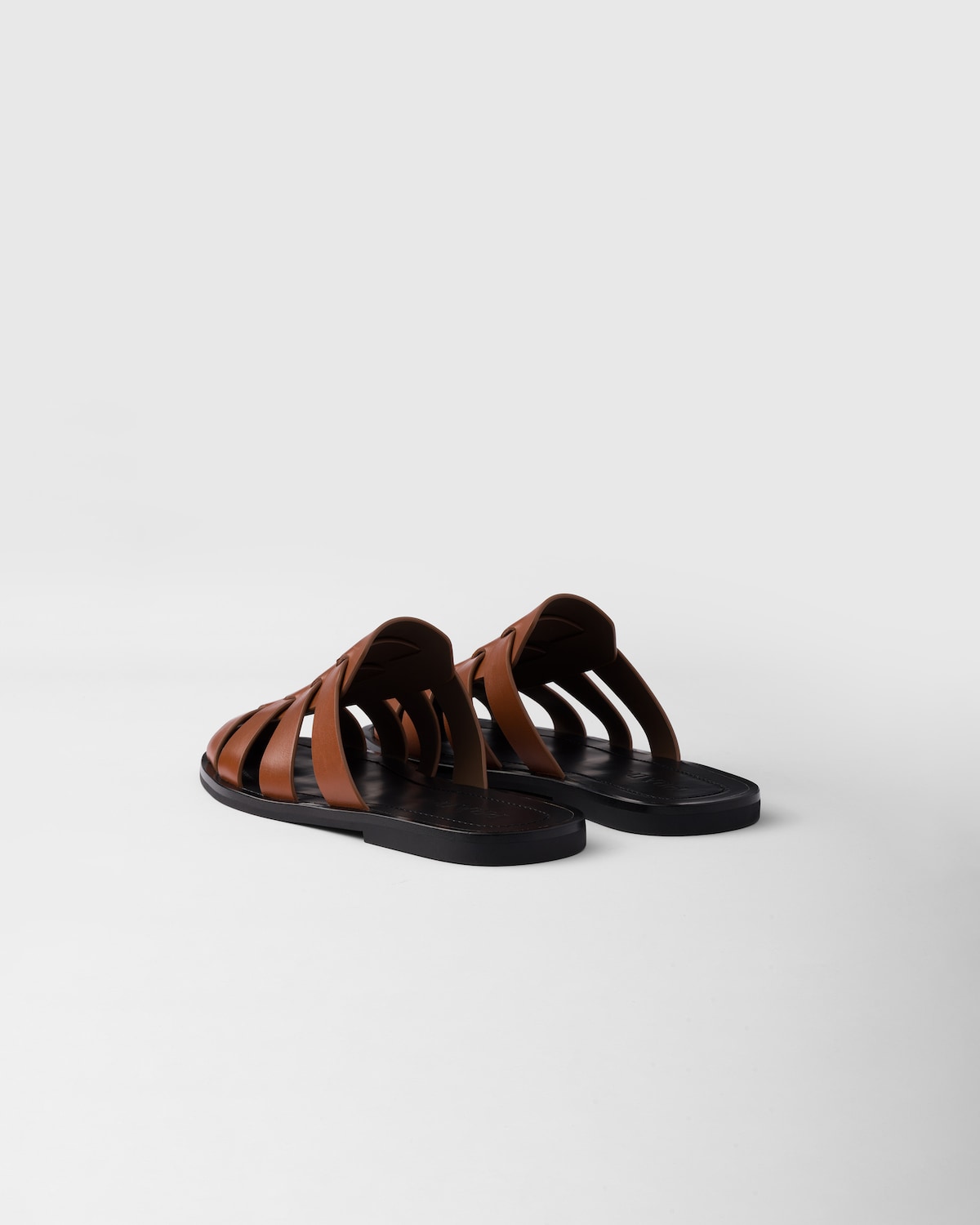 Prada Mules De Estilo Cangrejeras De Piel