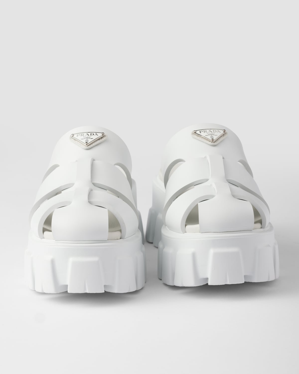 Prada Mules De Goma Monolith