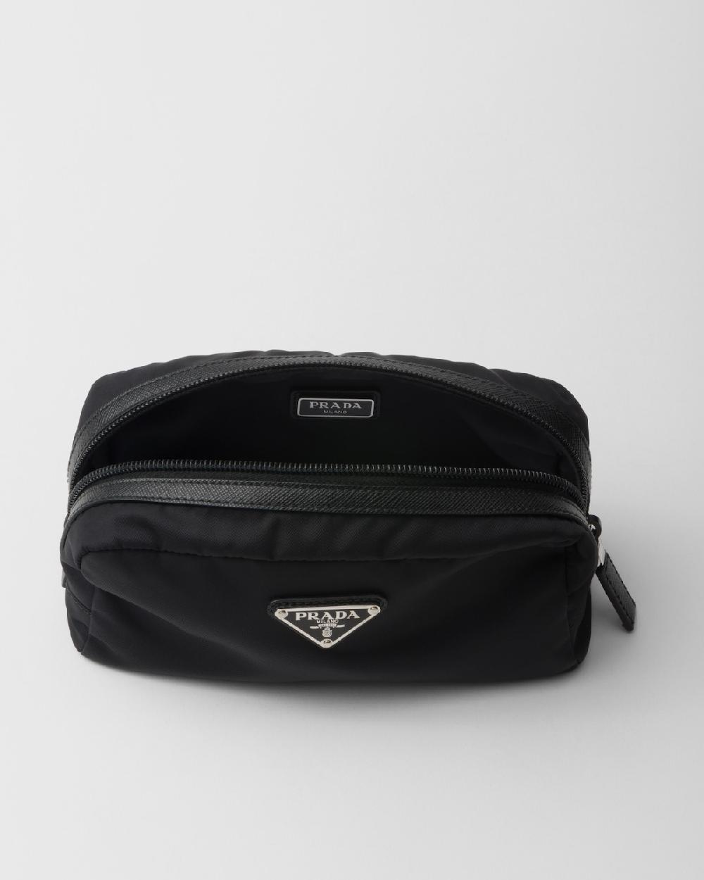 Prada Neceser De Re-Nylon Y Piel Saffiano