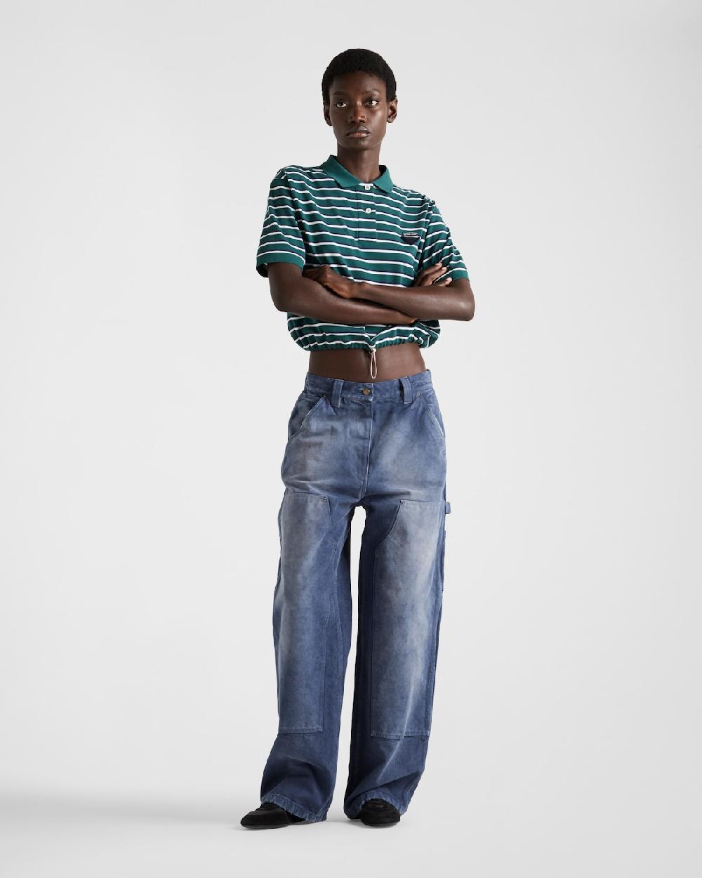 Prada Pantalones cargo de lona