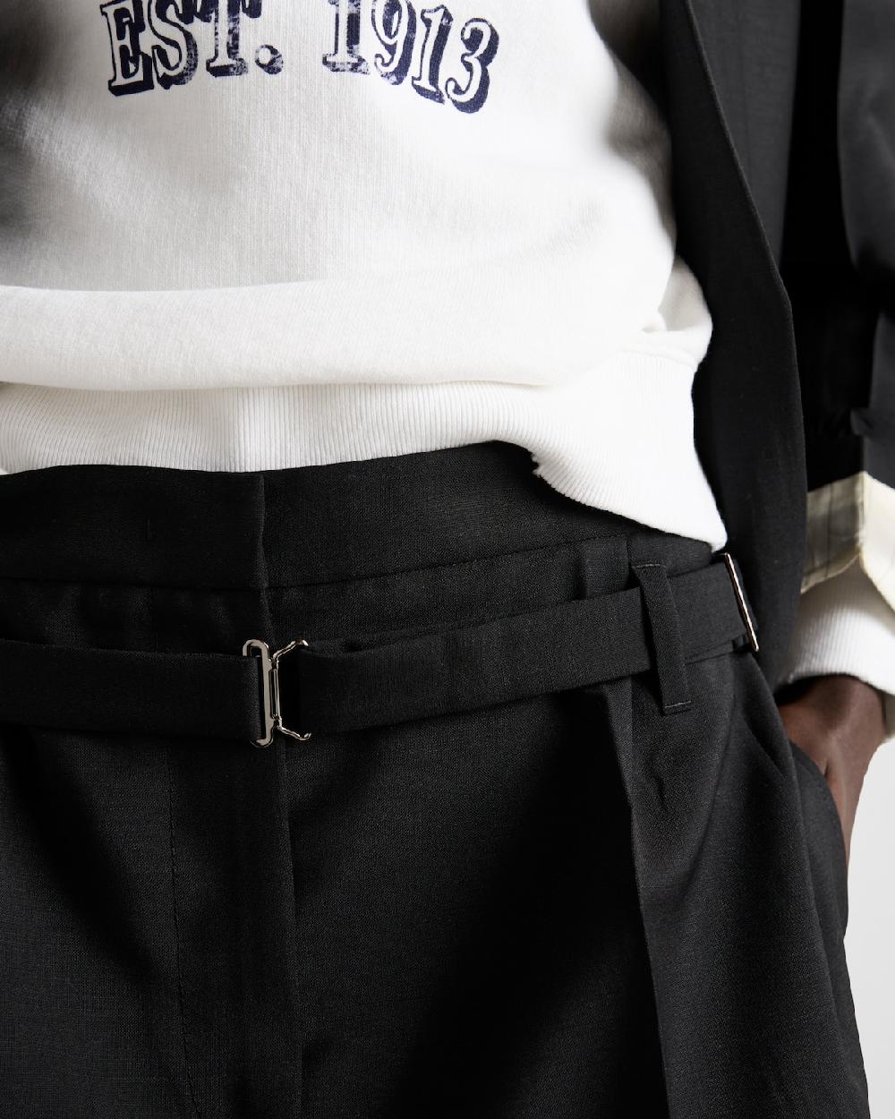 Prada Pantalones Cortos De Kid Mohair