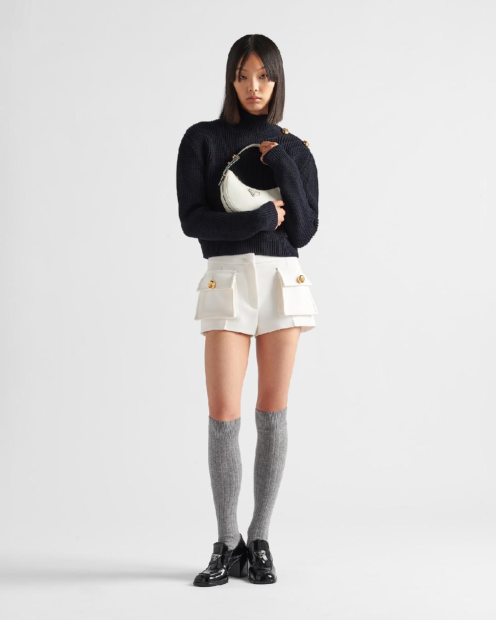 Prada Pantalones cortos de natté