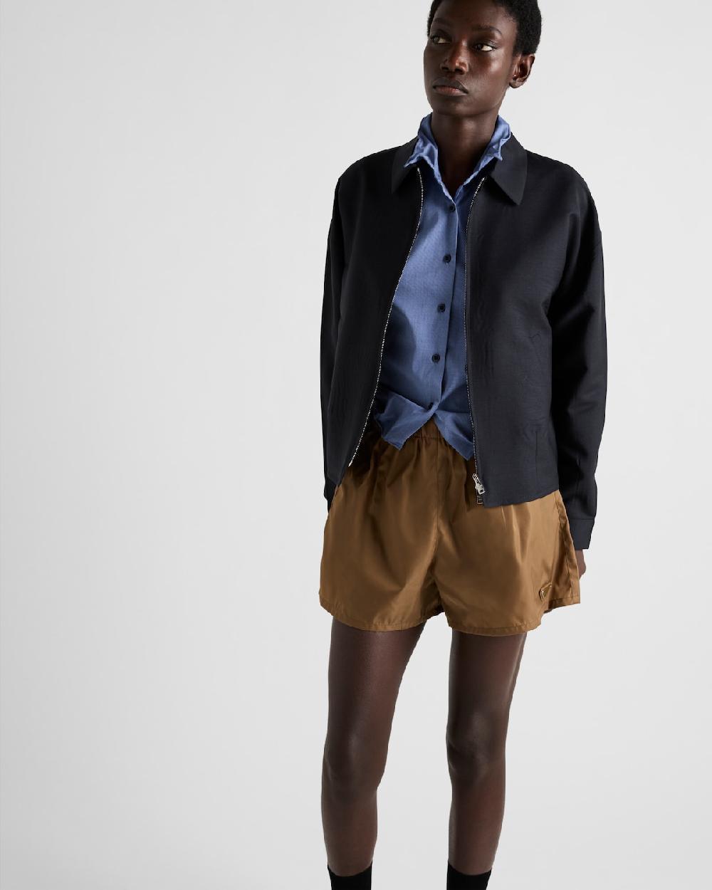 Prada Pantalones Cortos De Re-Nylon