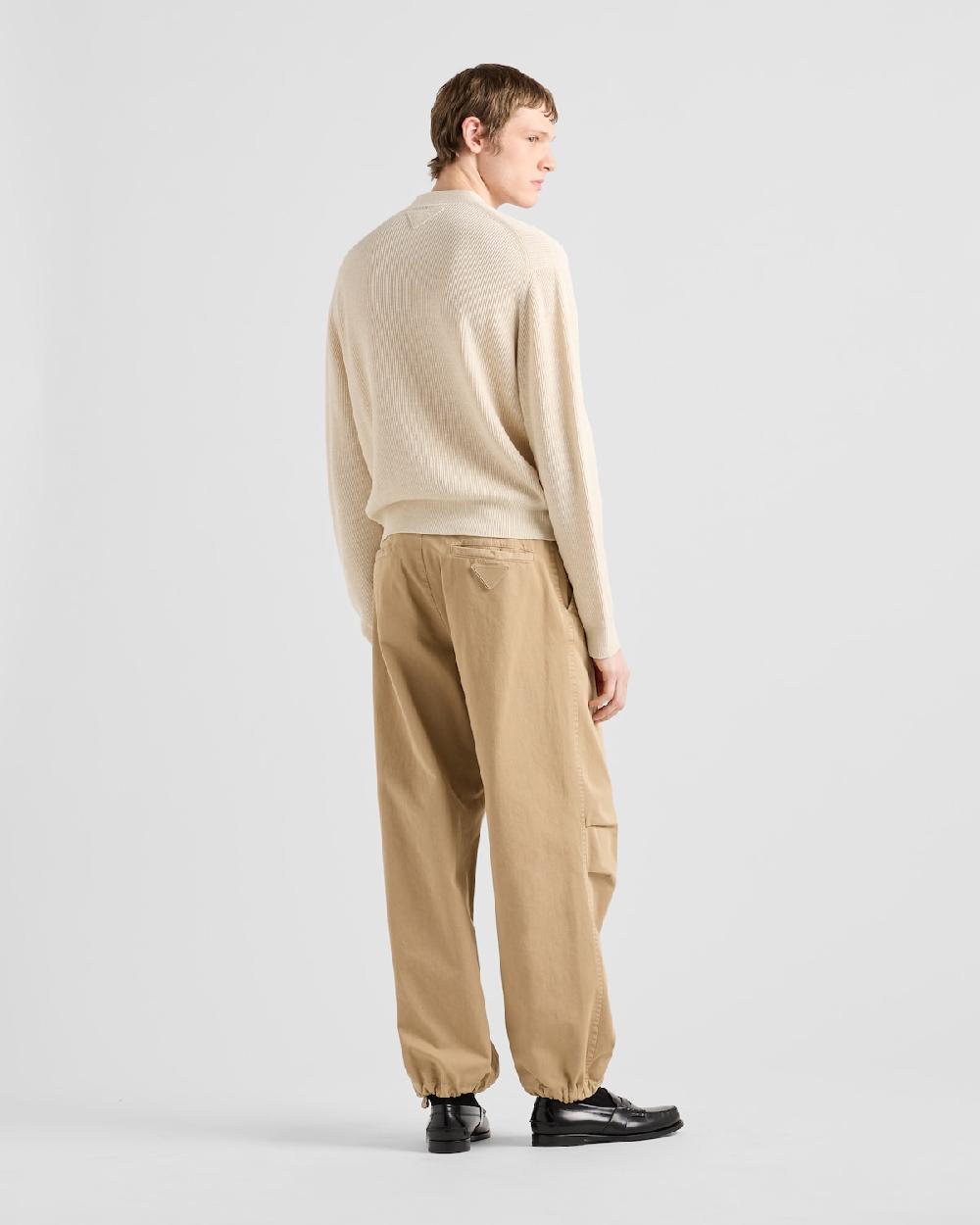 Prada Pantalones De Algodón