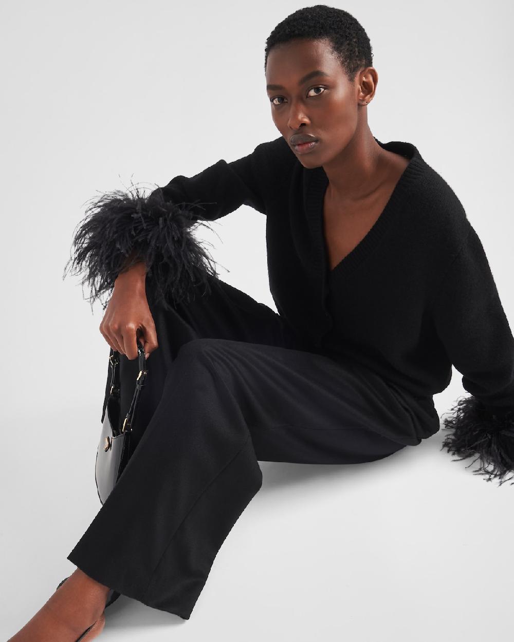 Prada Pantalones De Cachemir