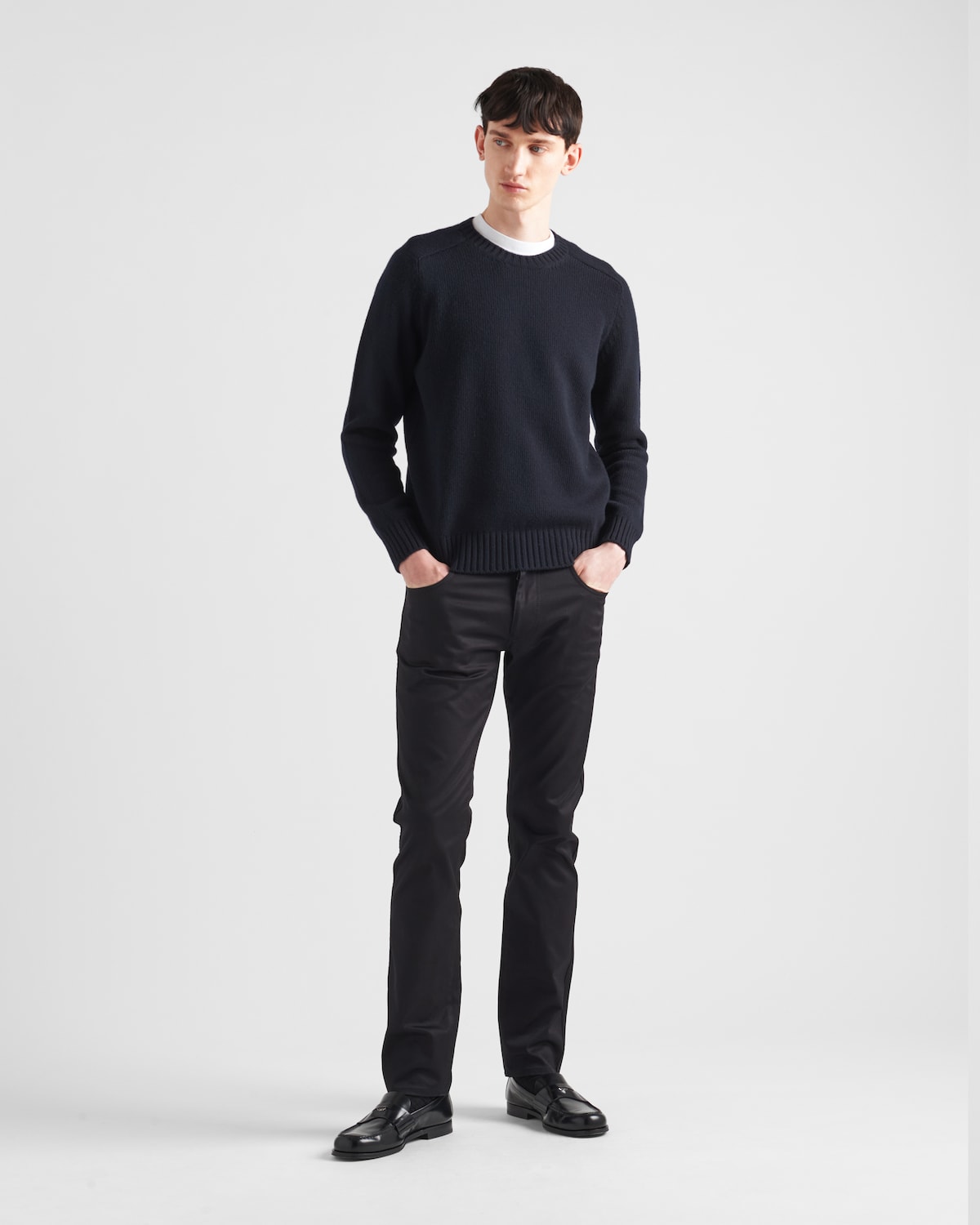 Prada Pantalones de dril elástico con 5 bolsillos