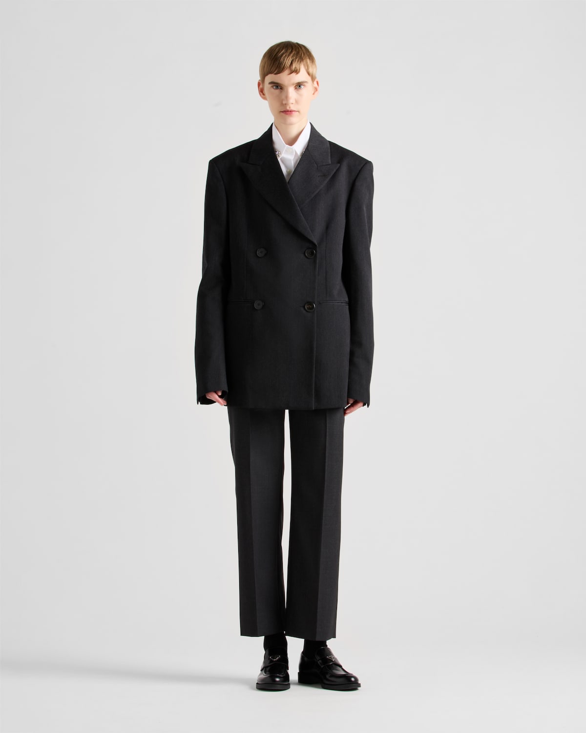 Prada Pantalones de gabardina