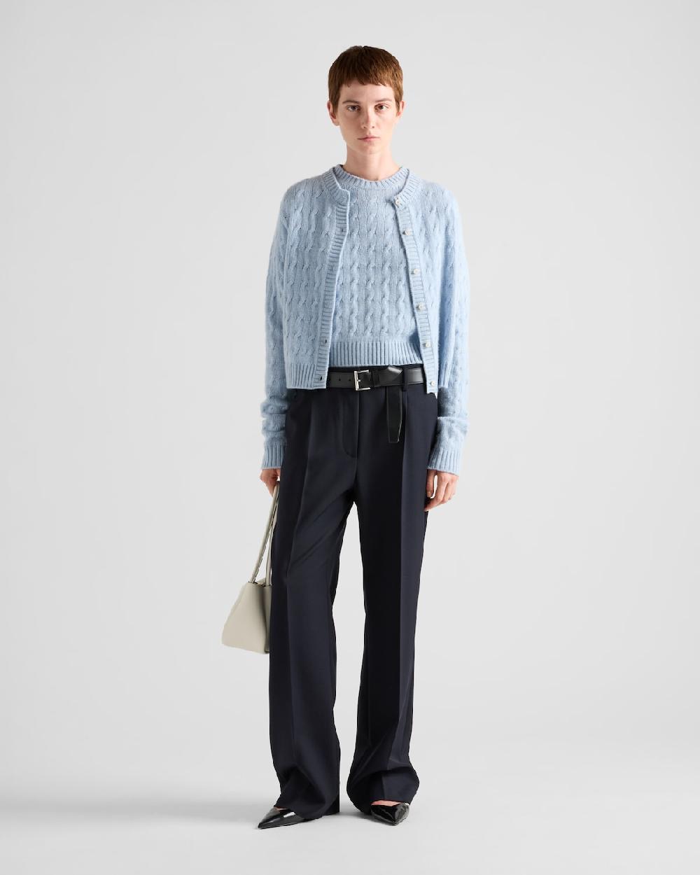 Prada Pantalones de gabardina