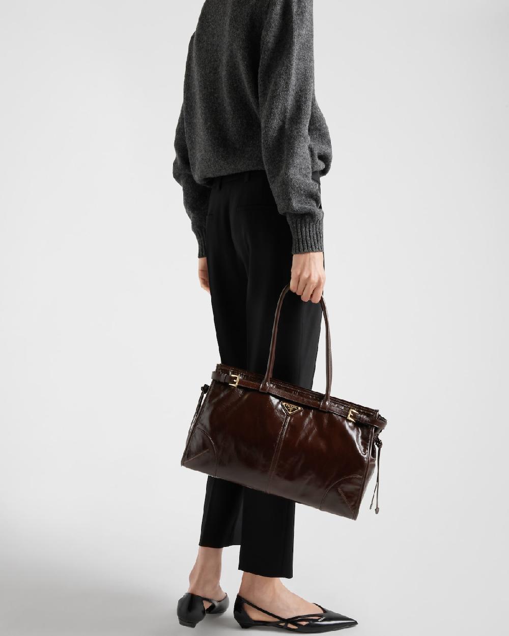 Prada Pantalones De Grain De Poudre