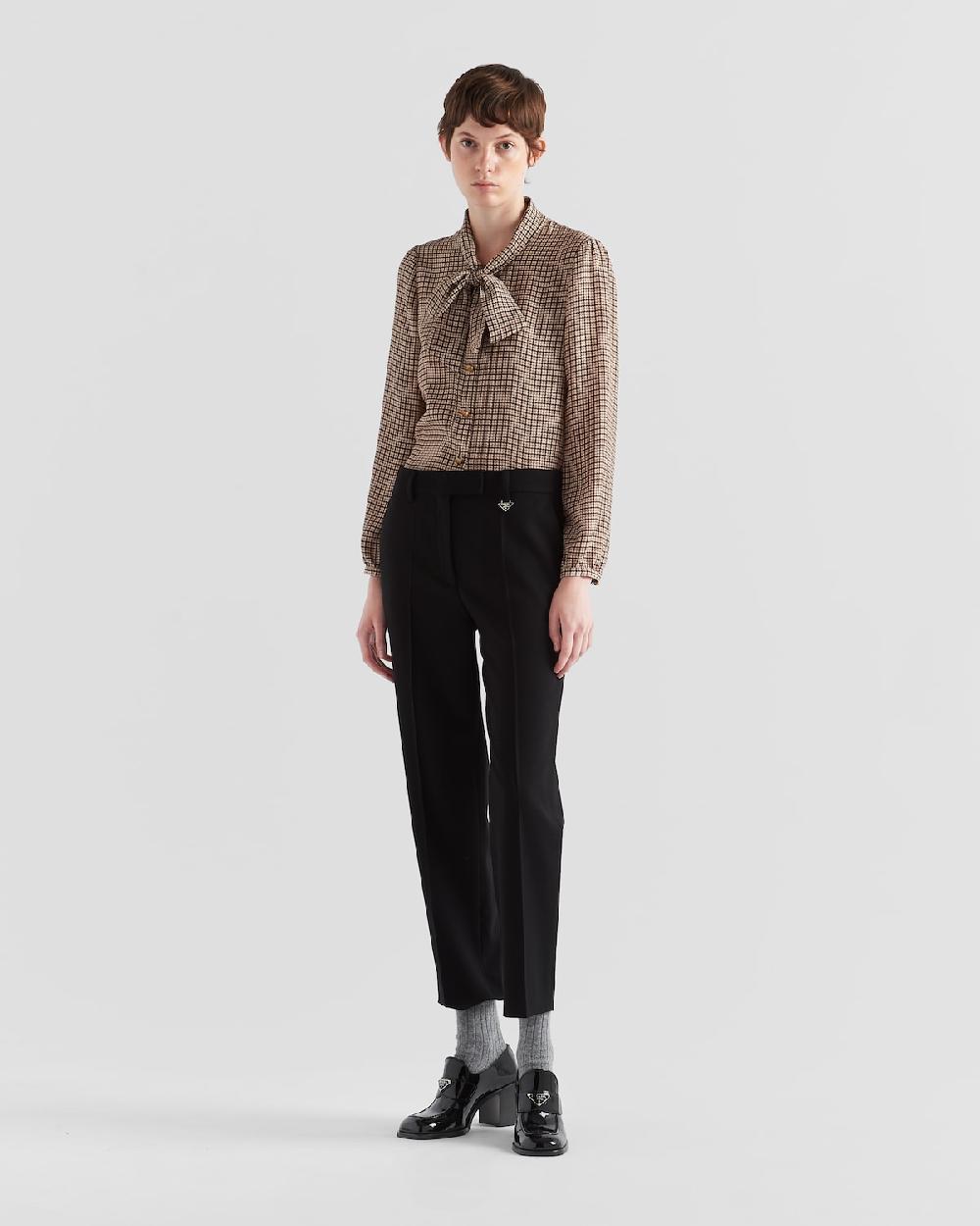 Prada Pantalones de grain de poudre