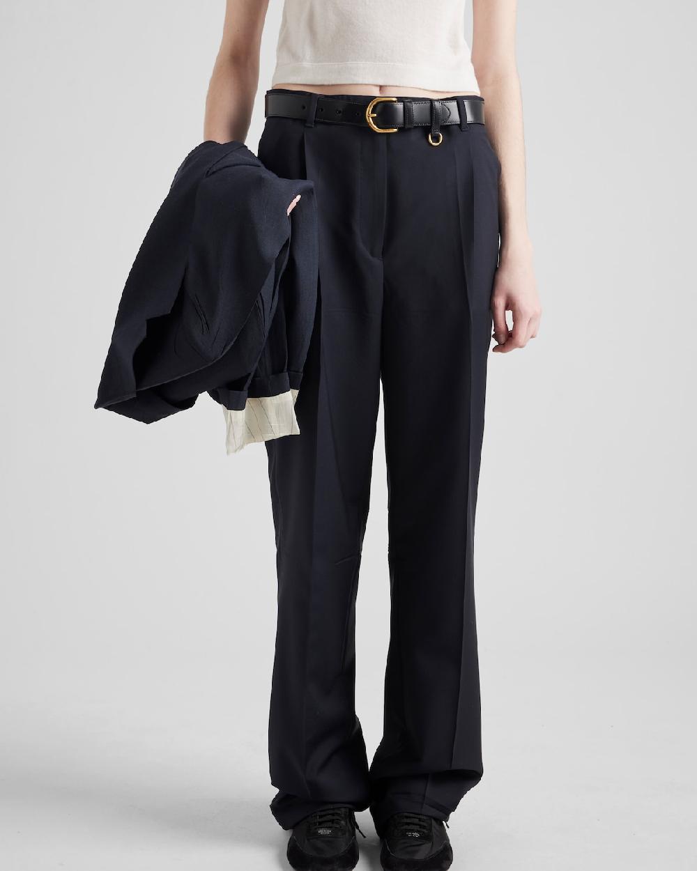 Prada Pantalones De Kid Mohair