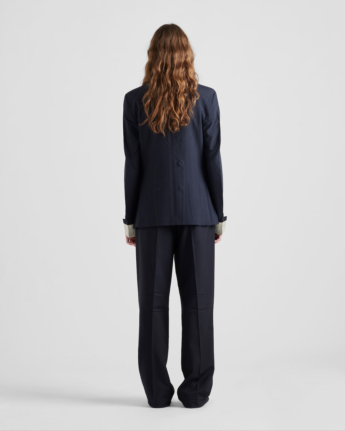 Prada Pantalones De Kid Mohair