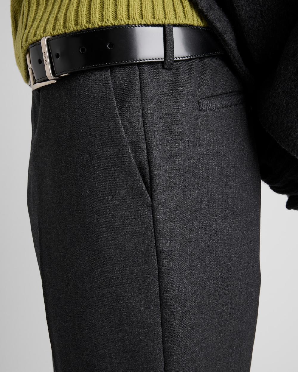 Prada Pantalones De Lana