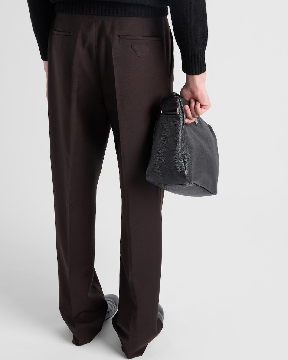 Prada Pantalones De Lana Mohair