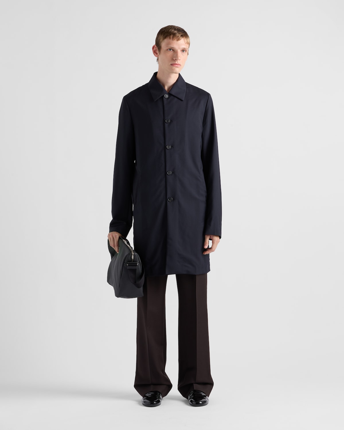 Prada Pantalones de lana mohair