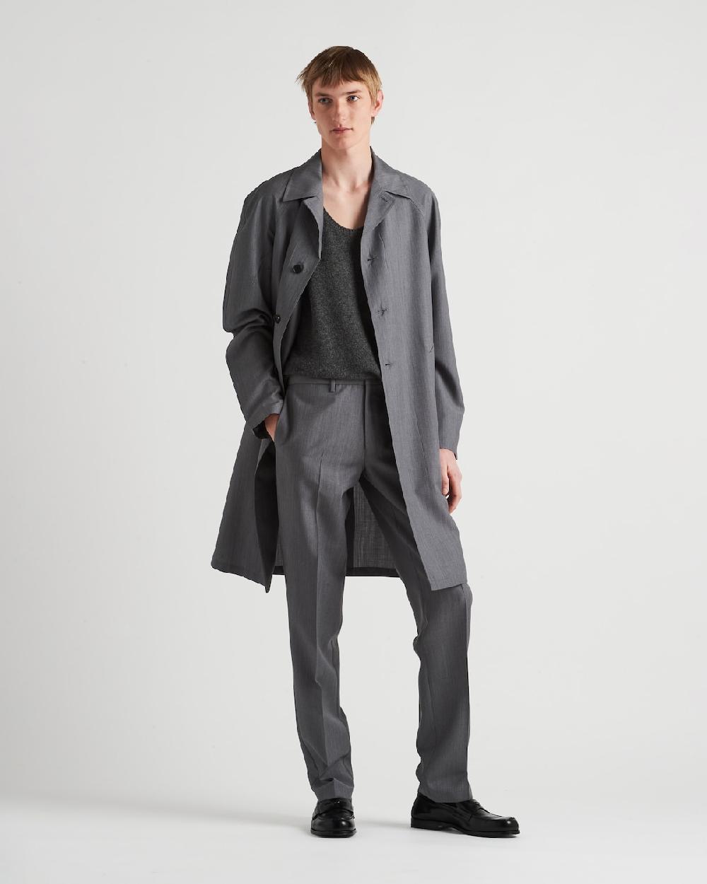 Prada Pantalones de lana mohair