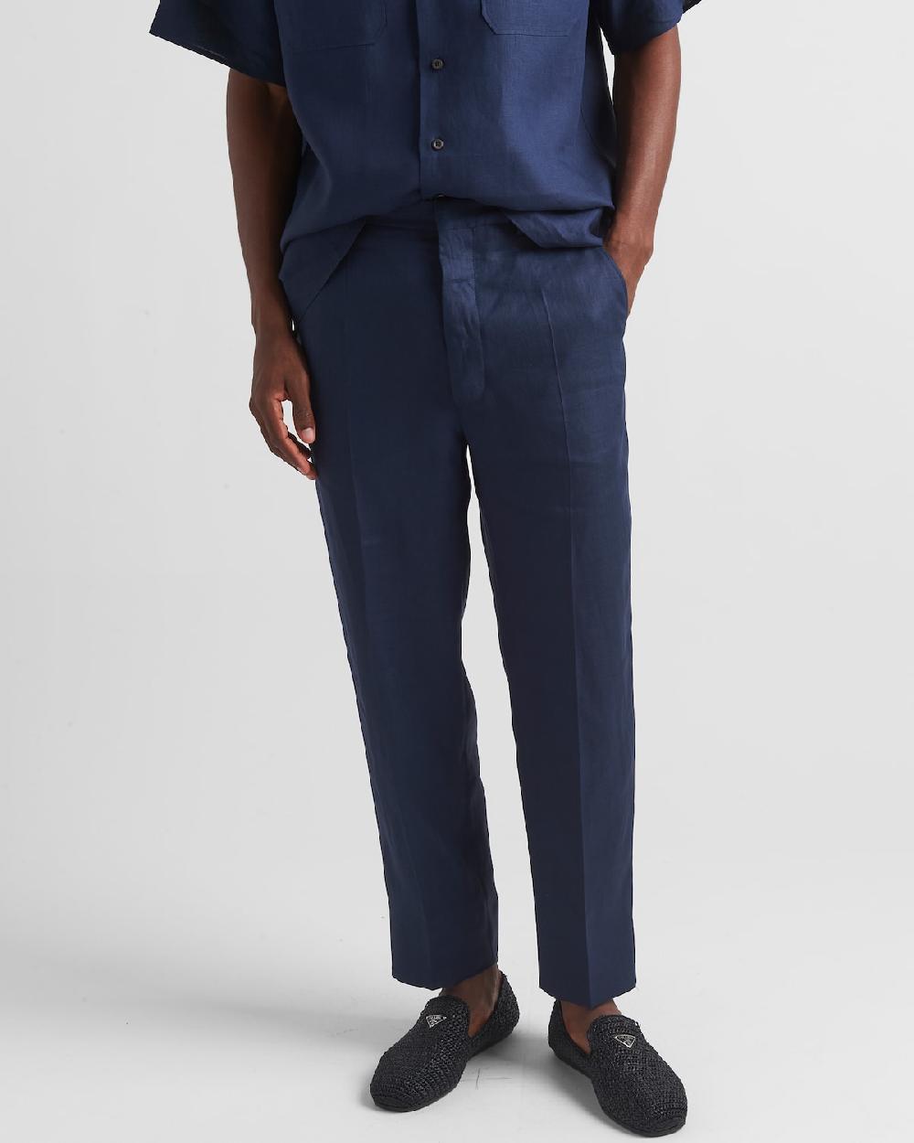 Prada Pantalones De Lino